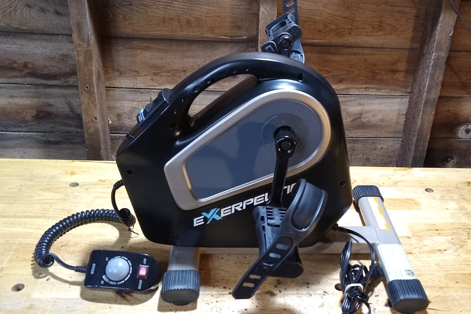 Exerpeutic 2000M Motorized Under Desk Exercise Bike - Electric Legs Arms (4107) - Image 2 of 4