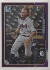 2015 Bowman Draft Chrome Purple Refractor 113/250 Cam Gibson #20 s3e