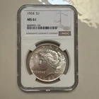 NGC 1924 MS61 Peace Dollar 🇺🇸