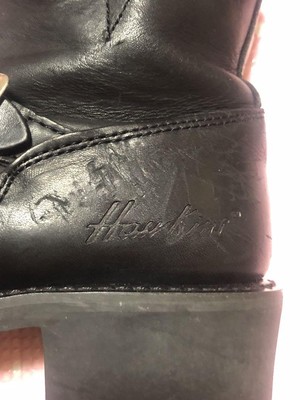 Hawkins 90s Vintage Engineer Boots Thick sole Black US5 | eBay
