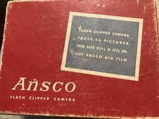 Ansco - Flash Clipper 616 Roll Film Camera - Vintage