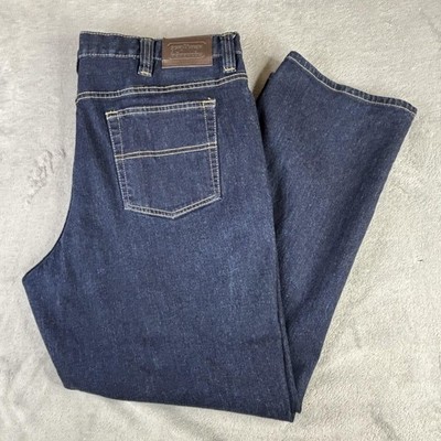 C.E. Schmidt Workwear Jeans Mens 42x30 Dark Blue Relaxed Fit Comfort Flex Denim