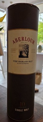 Aberlour 10 year old Pure Single Malt Whiskey Empty Tube Only