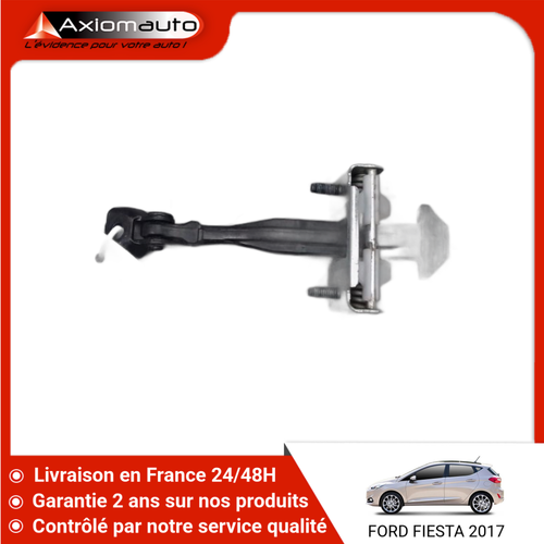 Porte Avant Gauche D'occasion Pour FORD FIESTA 6 PHASE 2 - Noir, électricité Ok, Garantie 12 Mois