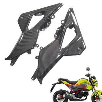 FT Real Carbon Fiber Under Seat Side Panels Fit for 2017-2020 Honda Grom MSX125