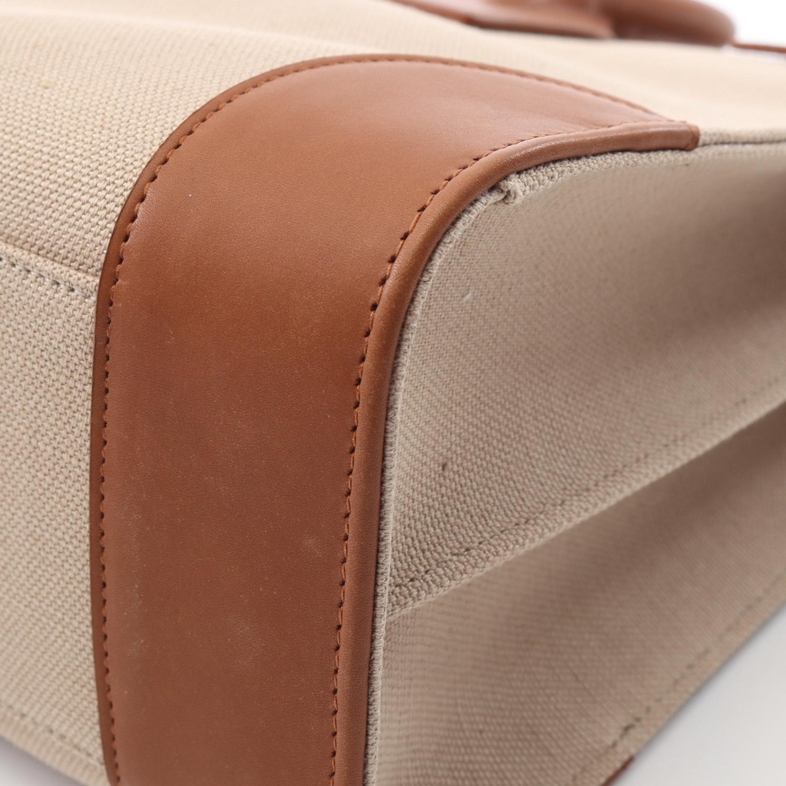 Borsa a tracolla SAINT LAURENT Sac de Jour sottile L tela pelle beige NUOVA