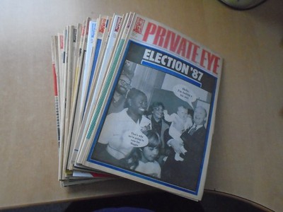 Private Eye - 27 different issues from between 1987 & 1993. See pics below.