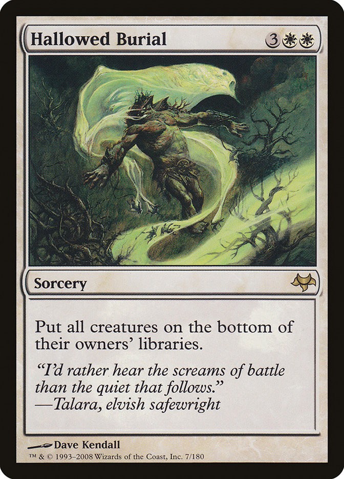 MTG Hallowed Burial  - Eventide #007