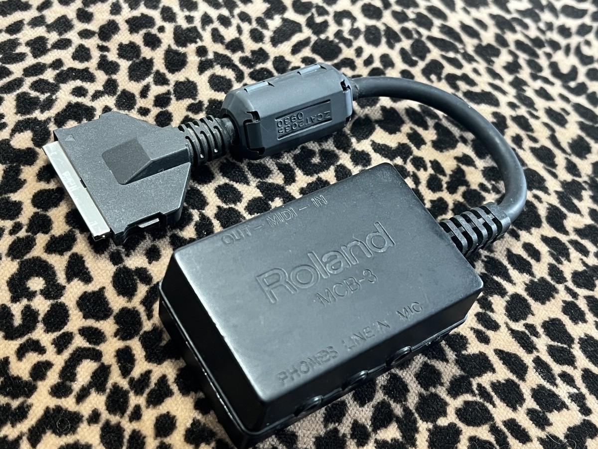 Vintage 1990s ROLAND SCP-55 SOUND CANVAS PC PCMCIA Card w/ Cables