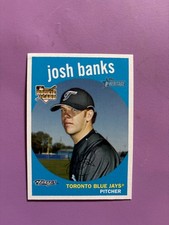 2008 Topps Heritage #296 Blue Jays Josh Banks Rookie Baseball Card. rookie card picture