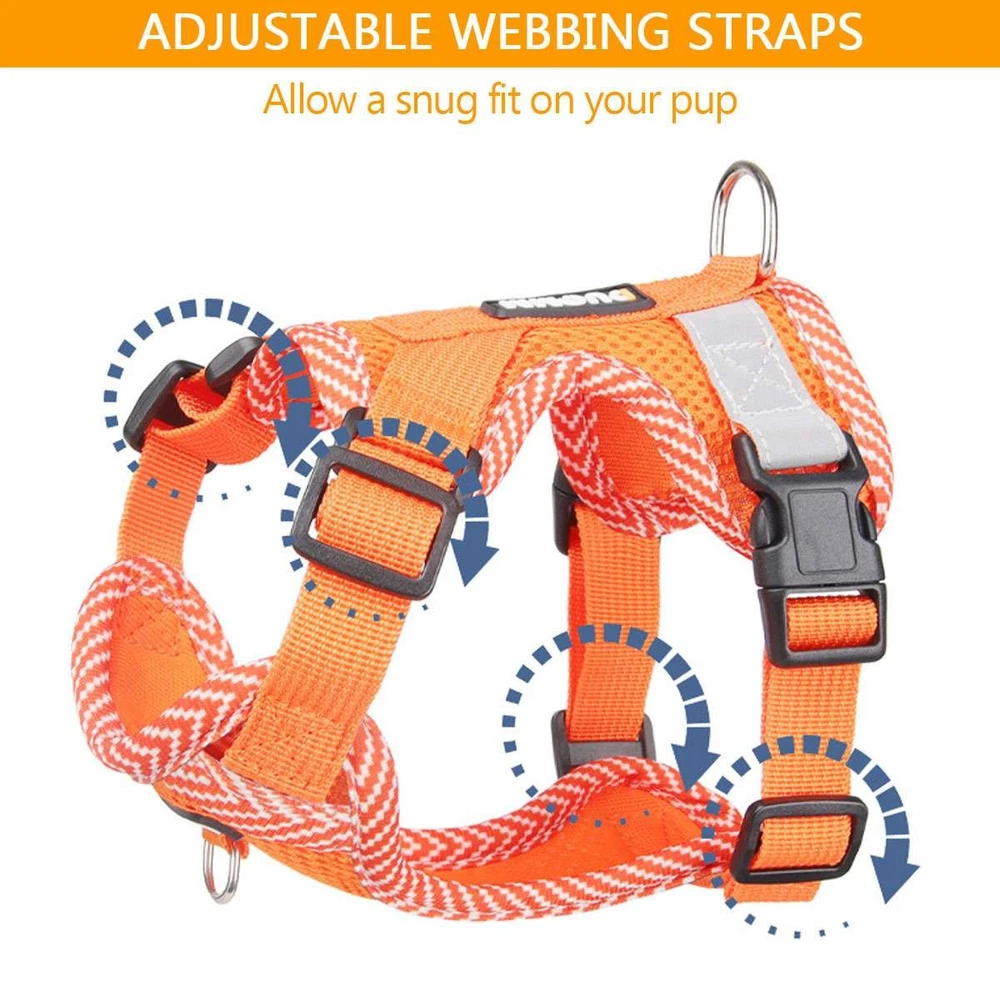 Dog Harness for Small Dogs Adjustable Puppy Cat Harness Vest Pet Outdoor Walking Dog Harness for Small Dogs Adjustable Puppy Cat Harness Vest Pet Outdoor Walking
