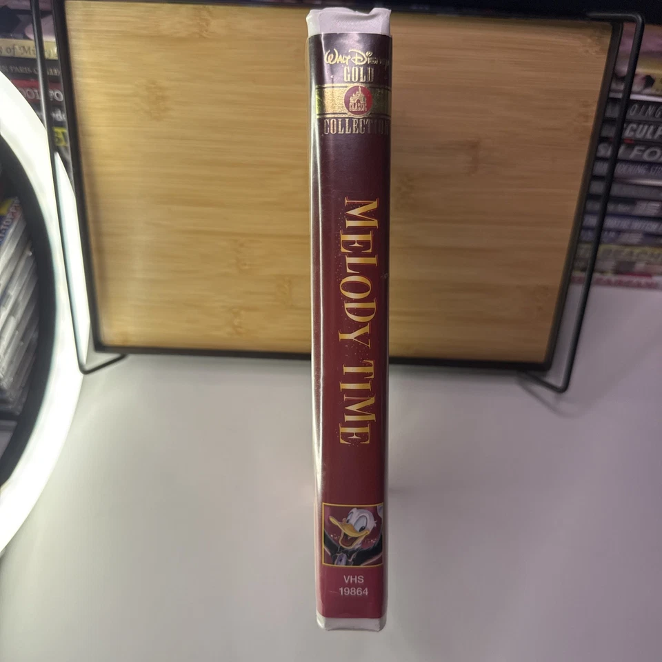 Melody Time VHS Disney Gold Collection Clamshell Donald Duck Mickey Mouse OOP - Image 3 of 4
