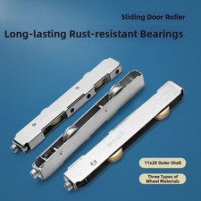 11x20mm Stainless Steel Sliding Door Pulley for Hollow Glass Aluminum Doors