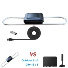 Outdoor TV Antenna Digital HDTV 1080P 4K UHF VHF 100 Mile - Easy use - or DIY