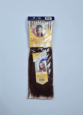 Milky Way 100% Human Hair Yaky Weave 8'' #33