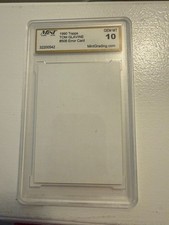 1990 Topps - Tom Glavine #506 Blank Front