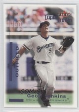 2001 Fleer Triple Crown Retail Purple Geoff Jenkins #12 0q3