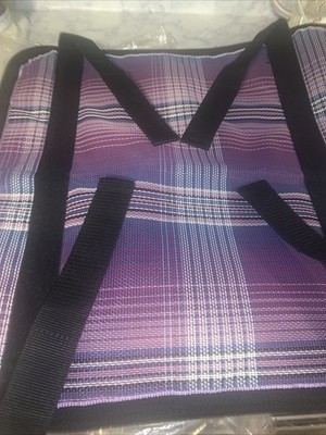 Kensington Belly Band Horse Turnout Blanket Purple Plaid Color 20'' Insulated NEW