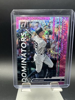 2020 Panini Donruss - Dominators Aaron Judge #D-4 Pink Fireworks