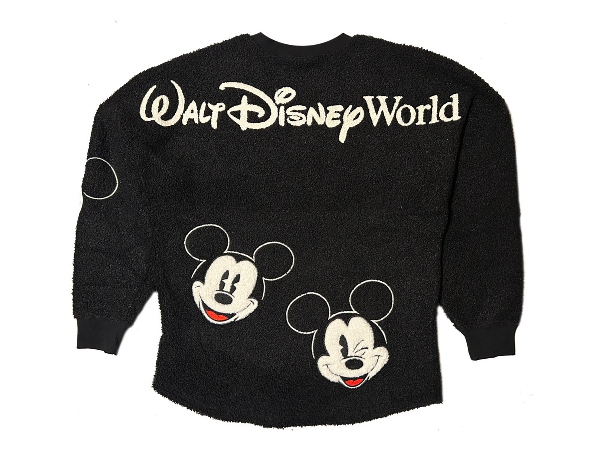 Walt Disney World Sherpa Mickey Mouse Faces Adult Spirit Jersey
