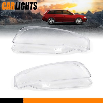 Fit For Audi A4 B7 S4 2005-2008 Headlight Lens Cover Headlamp Shell Transparent