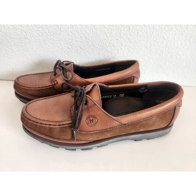 Ralyx by Mephisto Hurrikan Boat Shoe Brown Suede Leather Size 9 Men Excellent