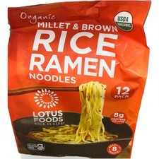 Millet Brown Rice Ramen Noodles Organic 12pk