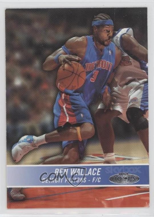 2004-05 NBA Hoops Ben Wallace #77 HOF 10ru