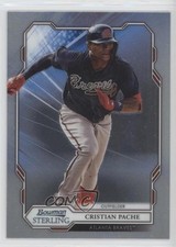 2019 Bowman Sterling Prospect Cristian Pache #BPR-16 3b3