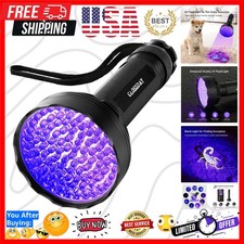 UV Flashlight Black Light, 100 LED Black Light Flashlight for Dog/Cat Pet Det...