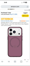 OtterBox iPhone 17 Pro Symmetry Series Clear Case - Purple Mystery