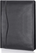 Leather Portfolio Folder Padfolio, Business Padfolio Organizer Document Planner