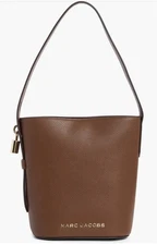 Marc Jacobs The Drifter Leather Bucket Bag Crossbody Cognac