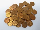 1946-D Brilliant Uncirculated Wheat Cent Penny Partial Roll 40+ Uncirculated BU