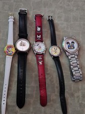 Disney Mickey Mouse Vintage Collector's Watches Set of 5