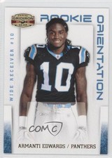 2010 Panini Gridiron Gear Rookie Orientation Gold 45/100 Armanti Edwards #22 0b2