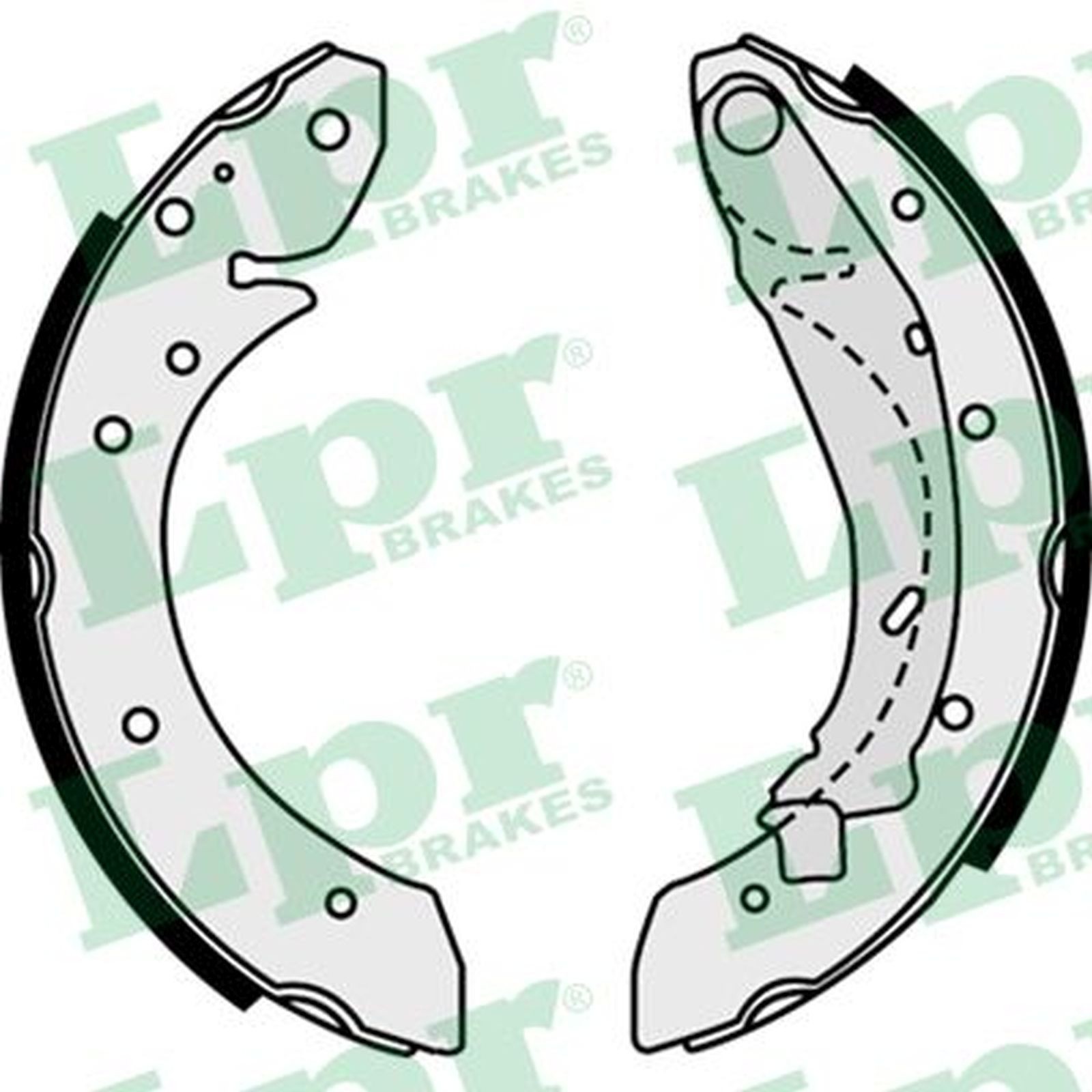 ORIGINAL® Lpr Bremsbackensatz Hinten für Renault MEGANE I Grandtour ESPACE III