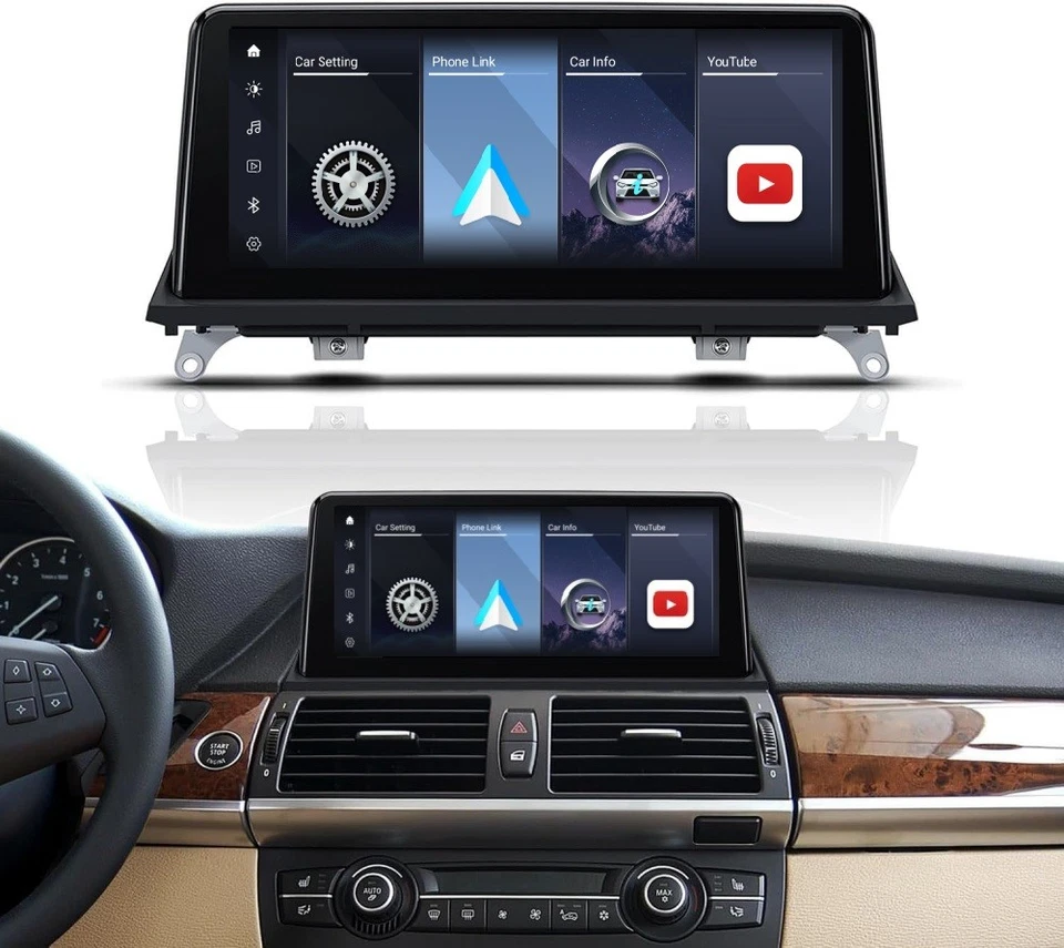Linux Autoradio GPS Navi für BMW X5 E70 X6 E71 2007-2010 CCC CarPlay Touchscreen - Bild 2 von 4