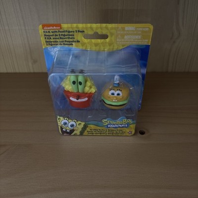NEW SEALED - Spongebob Squarepants Fun Food Figure Pack Krabby Patty & Fries