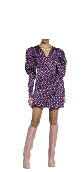 Women Rotate Dress Pink S