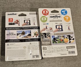amiibo Toon Link and Mr Game and Watch Set New