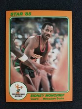 1985 Star team super SIDNEY MONCRIEF 5x7 card # 2   [C6]