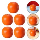  3 Pieces Orangefarbenes Modell Kleinkind Lebensecht Gefälschte Orangen