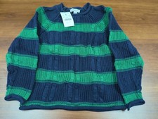 New Crewcuts Boys 1988 Cable Knit Rollneck Sweater Size XS 4-5 
