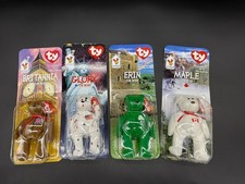 Ty Teenie Beanie Babies Maple Erin Glory Britannia McDonald's Bears Set 1999