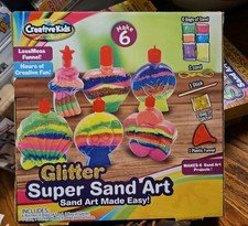 Super Sand Art Craft Kit Creative Kids Glitter Sand Set of 6 Ages 6 