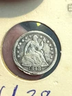 1848 5c Seated Liberty Silver Half Dime Original XF Details #438