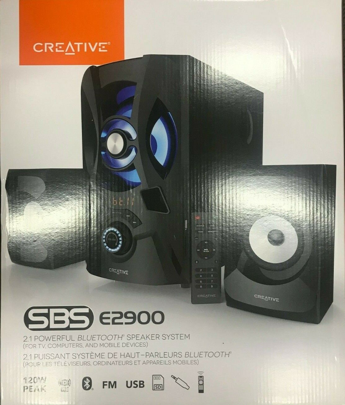 Creative SBS E2900 - Potente sistema de altavoces 2.1 - Creative Labs  (España)