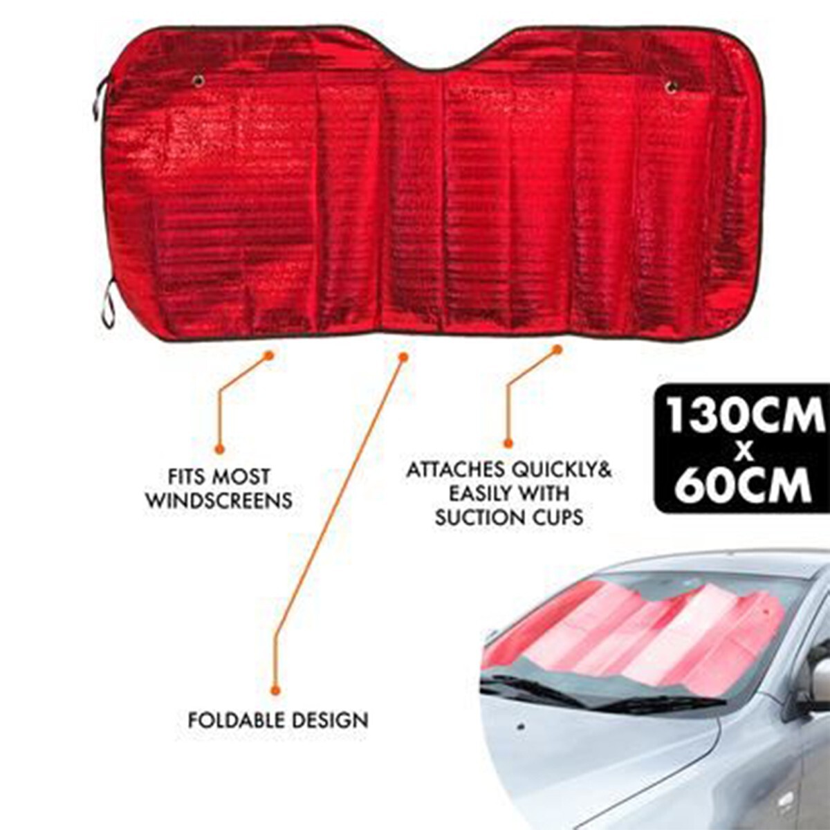 Auto Sunshade Shield [3PCE] Protect Your Car's Interior from Harmful UV