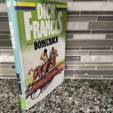 "Bonecrack" HCDJ Dick Francis RARE LARGE PRINT Book 1971  Collector VTG Rare